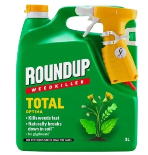 Roundup Total Optima Ready to Use Weedkiller 3 Litre – Fast-Acting Garden Weed Control